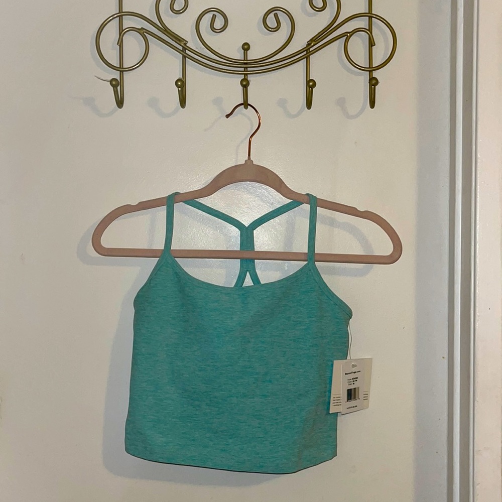 Tiffany blue sports bra , new with tags